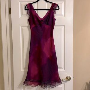 A•B•S by Allen Schwartz Vibrant Fuchsia Midi Dress